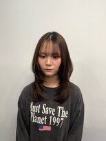 クエント(cuento) ハッシュカットハイレイヤーミニウルフ韓国顔周り