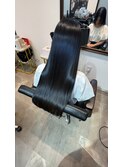 黒髪艶ロング◆髪質改善トリートメント