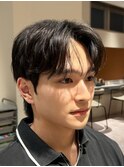 ダウンパーマ韓国ヘアセンターパートビジネスマンショート