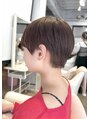 ヘアリゾート ブーケ(hair+resort bouquet) ピアスが似合う！涼しげなショートスタイル(^○^)