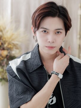 カバーヘア ブリス 川口(COVER HAIR bliss) アップバングレッドブラウンモテマッシュc7川口