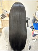 髪質改善専門家と一緒に作る美髪ロングストレート