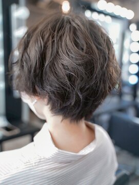 シャロン(SHARON) 【SHARON】ショートパーマ×オリーブグレージュ