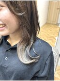 巻くと映える◎大人の上品【インナーカラー】