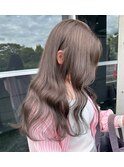 グレージュ【20代/30代/髪質改善/ブリーチ/ダブルカラー