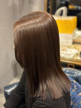 髪質改善ブラウン