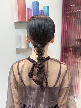 ソト 銀座(soto.) ヘアセット/タイトアレンジ/編み下ろし/銀座