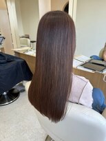 ラヴィズム 松崎店(LUVISM)&nbsp;韓国/顔周りレイヤー/おくれ毛/ベージュ/ダブルカラー/東区/松崎