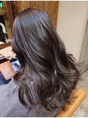 ローレイヤー ブリーチなしハイライト ショコラブラウン