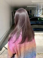 アフターニュース 新潟(afternews) くすみラベンダーブラウン/ケアブリーチ/髪質改善/新潟
