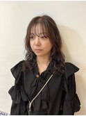 お手入れ簡単ミディアムデジタルパーマ