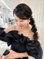 ユイマァル 岡山(YUIMARL)&nbsp;岡山アレンジスタイル20代30代40代韓国ローポニーヘアセット