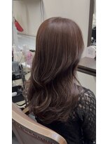 ヘアーアンドエステ サニープレイス(Hair&Esthe Sunny Place)&nbsp;ワンカラーでできるウォームブラウン