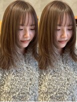 ニディ(Nide)&nbsp;ブリーチなしダブルカラーくすみベージュ