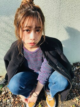 アグ ヘアー ループ 矢場町店(Agu hair loop) カジュアルお団子アレンジ(豊田翔平)