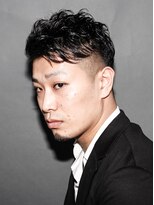 ワンワンオー バーバーショップ 博多店(@110 BARBER SHOP) 刈り上げ ビジカジツーブロック