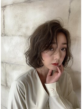 アンスール(Un Seul) エアリーボブ　ウザバングとゆるふわ感覚で可愛く