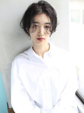 バース(BIRTH) 天神【BIRTH】丸みボブ×センターパート　2