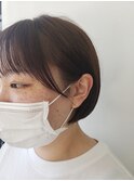 『 ミニボブ×ツヤ感ベージュ 』SNSでも人気のスタイル♪