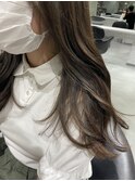 ハイトーン×チェンジ×秋髪×ブラウン×ベージュ