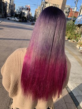 ヘアスタジオ マテリアル(hair studio Material) - バイオレットカラー -