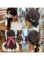 オプティマヘアー(Optima Hair) ヘアセットもお任せください!