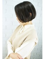 ニット 銀座(knit) 《knit銀座》大人黒髪20代30代40代ショートボブ丸み前下がり