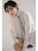 ルアナ(Luana)&nbsp;シースルーマッシュショート カーキアッシュ