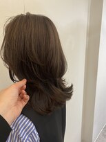 アンス 大阪梅田(ANs.)&nbsp;透明感♪髪質改善カラー小顔艶感ミディグレージュハイライト