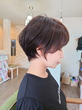 ミエル(miel) 【hair design miel】大人ショートボブ