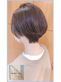 ヌーディーベージュハイライト　×　大人ボブ【武蔵小山美容室】