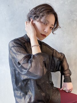 アイティーバイアルバム 下北沢店(IT by ALBUM) らふパーマショート_切りっぱなしボブエアリーロング_79101