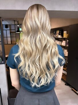 サニー 渋谷(SUNNY) バレイヤージュ、ハイライト、ココアベージュ、グレージュカラー