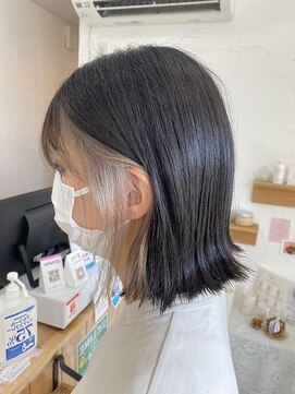 ロルド レーブ(Rold reve) ダークグレー×ホワイトベージュ×バイカラー