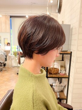 アンジュ ラヴィ(Ange Lavie) 20代30代40代ナチュラルブラウンハンサムショート ke013