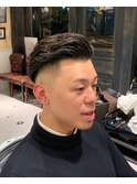 【LUDLOW BLUNT】スリックバック 癖毛風パーマ バーバー大阪