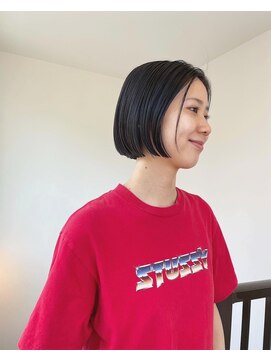 ナループロア ハチ(Nalu pu loa hachi) ボブパーマ/黒髪パーマ/切りっぱなしボブ/ショートボブ