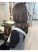 【横須賀中央　AGU】　切りっぱなし　オリーブグレージュ