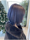 ウルフカット　ダブルカラー