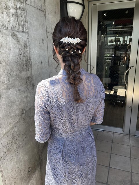 成人式ヘア　ヘアセット　ヘアアレンジ