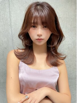 ボタン シブヤ(VOTAN SHIBUYA) 10代20代小顔垢抜け韓国レイヤーミディアムヘア