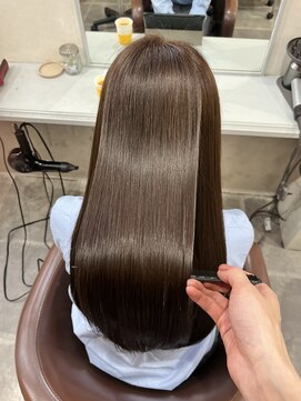 アンダーバーホワイト 広島 本通店(_WHITE) 髪質改善カラー×チョコレートブラウン