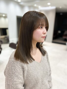 シュク 高円寺(SYUK) kanna【 高円寺 中野 】ブリーチなしカラー/アッシュベージュ/艶