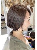 襟足スッキリボブ×ナチュラル系カラー