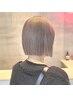 透明感UP♪ダブルカラー+うるサラトリートメント[ショート～ミディアム]