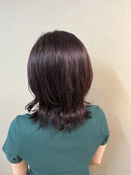 ロッコ 船橋駅(Rocco) くびれヘア/ミディアム/チェリーピンク　船橋　船橋駅