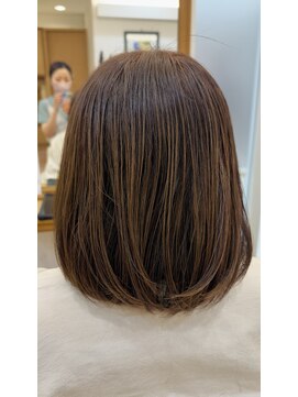 パステルアトリエドゥ(PASTEL ATELIER DEUX) エアリー感たっぷりワンレンボブ