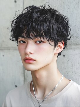 ロディーナコク 大口 新子安(rodina.coc) 【スタイリング簡単】マッシュ×緩めスパイラルパーマ