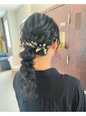 お呼ばれヘアセット