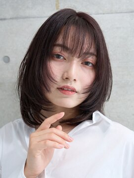 リノ 吉祥寺(Lino kichijoji) 大人可愛い/顔周りレイヤー／ダークブラウン